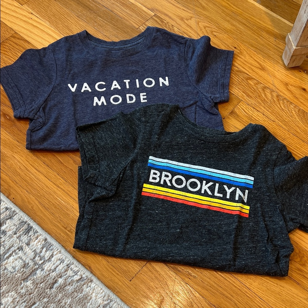 Original Retro Brand Kids Tees - Blue and Black